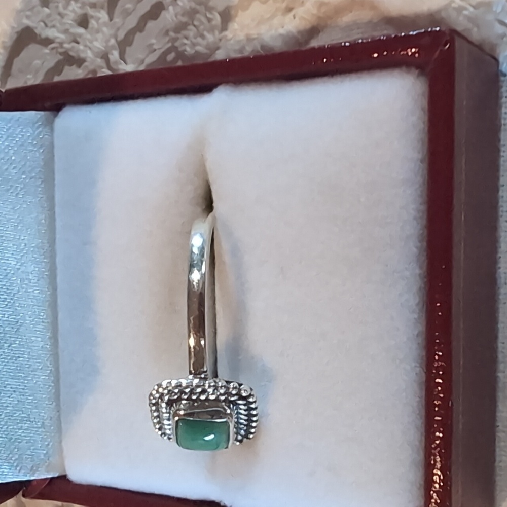 Turquoise 925 Sterling Silver Ring - Picture 3 of 5
